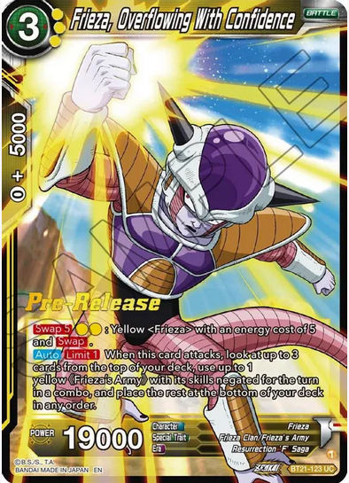 Frieza, Overflowing With Confidence - Pre-Release