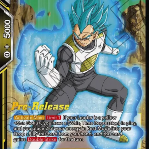 SSB Vegeta, Unceasing Progress - Pre-Release