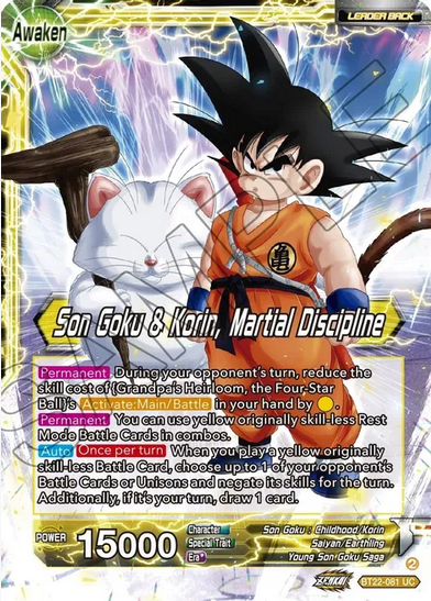 Son Goku // Son Goku & Korin, Martial Discipline FOIL