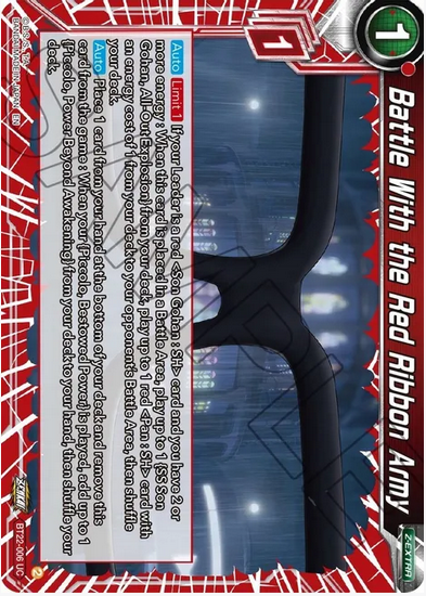 Battle With the Red Ribbon Army FOIL