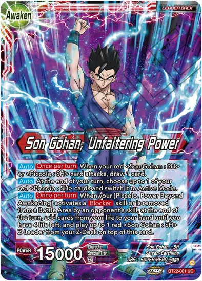 Son Gohan // Son Gohan, Unfaltering Power FOIL