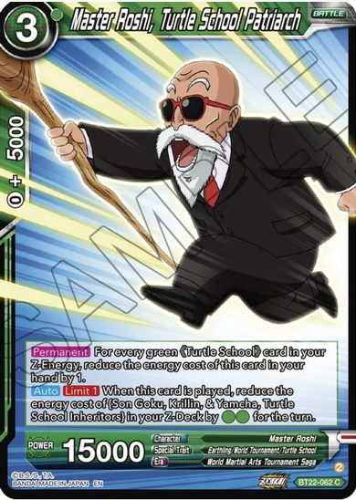 Master Roshi, Turtle school Patriarch