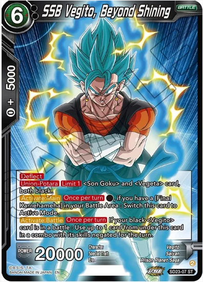 SSB Vegito, Beyond Shining