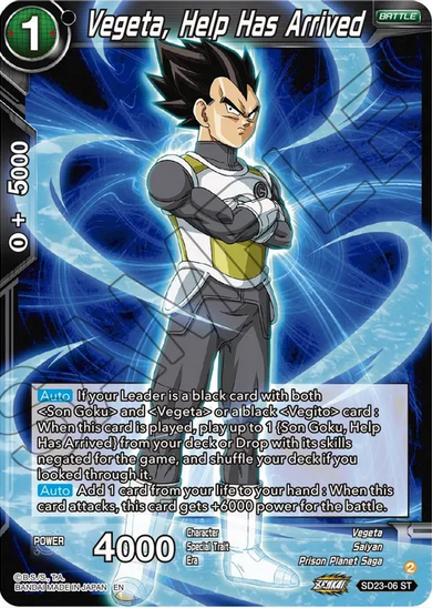 Vegeta, Help Has Arrived
