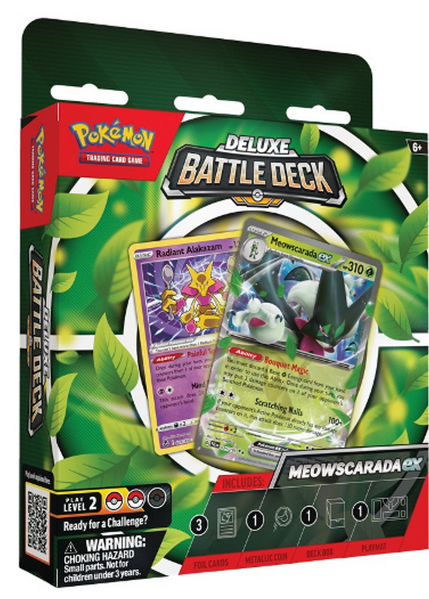 POKEMON - Meowscarada ex-Deluxe Battle Deck Español